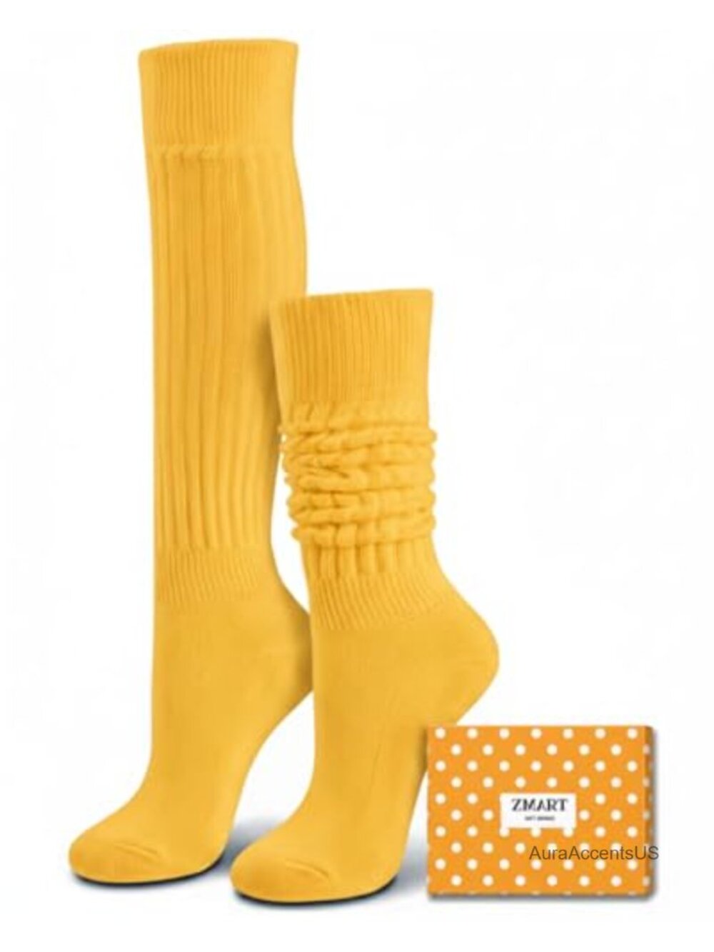 Women Slouch Socks Cozy Scrunch Knee High Retro Boot Socks